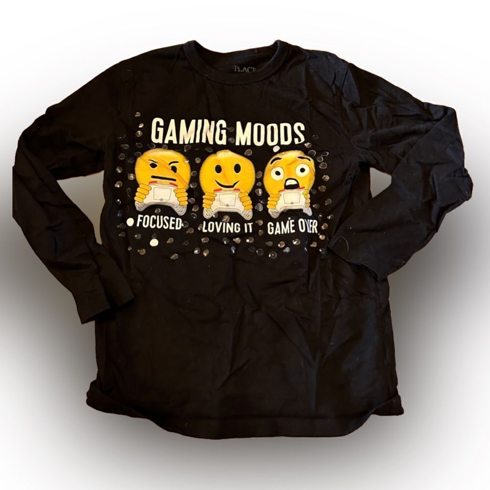 Children’s Place Emoji Gaming Moods Tshirt